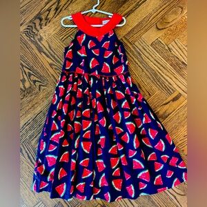 Rachel Riley Watermelon Print Sundress in Girls 10